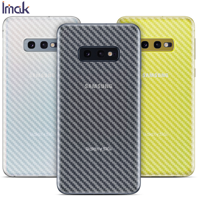 IMAK pro Samsung Galaxy S10e s uhlíkovým vzorem na zadní kryt telefonu proti poškrábání IMAK pro Samsung Galaxy S10e s uhlíkovým vzorem na zadní kryt telefonu proti poškrábání